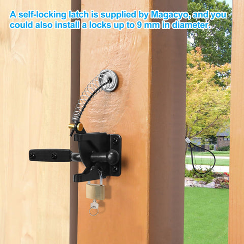 Fence Gate Kit With Gate Latch And Beefy Hinges 90 Degree Right Angle Brackets Anti Sag Gate Hardware Corner Brace Set