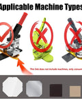 DIY Photo Fridge Magnet Supplies Kit, Square Magnetic Maker Set compatible machine types illustrated