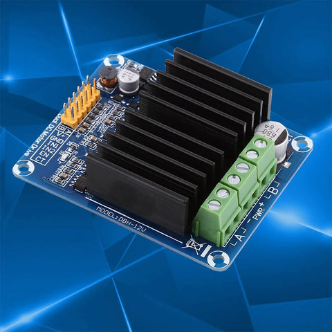 Dual Channel H Bridge Motor Driver Board 5V To 12V 0 To 30A DC Motor Controller with heat sink for robot smart car