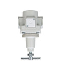 Top view of SAR400T-N04BG 1/2 Inch NPT Compressed Air Regulator with T Handle, Gauge and Bracket, Relieving Knob Control