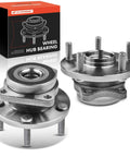 Twin Pack Wheel Bearing And Hub Assembly 5 Lug Compatible With Subaru Outback Legacy Forester Impreza Ascent WRX STI WRX Tribeca Replacement Front And Rear Hubs For 2004 Through 2021 Models