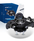 Front Right Steering Knuckle With Wheel Bearing Hub Assembly For 2007 To 2012 Hyundai Elantra Passenger Side Replacement ABS Compatible