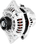 Plug And Play Alternator Replacement For Mazda 323 1.6L 1995 1994 1996 MX 3 1.6L 1994 1995 1996 Protege 1.5L 1995 1996 Miata 1.8L 1994 1995 1996 1997 12V 70 Amp 4 Groove Pulley OE 13614 13698