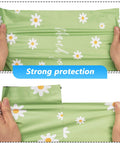 Thank You Poly Mailer 10x13 Inch 100 Pack Waterproof Tear Resistant Shipping Bags For Clothing With Self Seal Cute Chrysanthemum Printed Dope Packaging For Small Business And Ecommerce, showing strong protection and floral design.