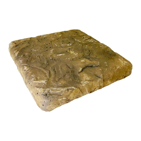 Java Stonework Stepping Stones Pack Of 2 Durable Concrete Pavers With Textured Cobblestone Finish for outdoor pathways.