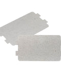Microwave Waveguide Cover Replacement Mica Sheets 0.4mm Thick, 4 Pack, 4.2 x 2.5 Inch Universal Microwave Mica Plates, shown flat