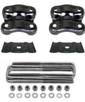 Rear Leaf Spring U Bolts And Plate Kit For 1988 To 2000 Chevy GMC C1500 C2500 C3500 K1500 K2500 K3500 OEM Replacement