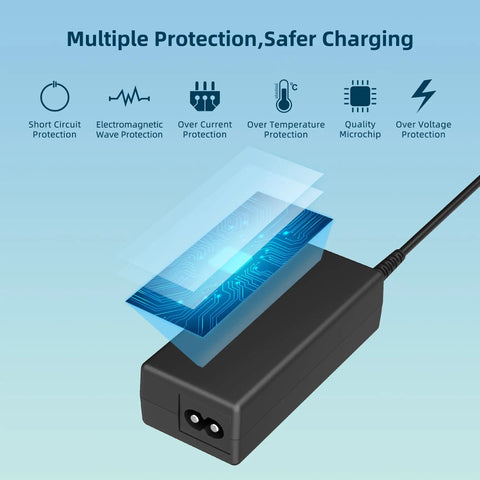 AC Power Adapter For Korg KROME 73 Keyboard And Music Workstation with visible safety features like overcurrent protection