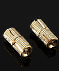 Drum Hinge Brass Concealed Copper Hinge 4 Pack With 180 Degree Opening 10kg Capacity for Craft Boxes and Tables