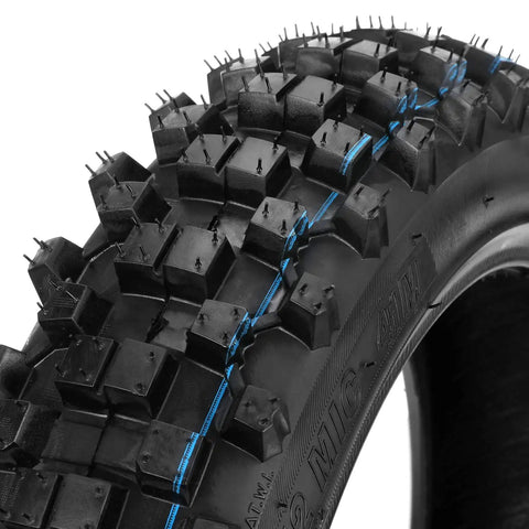 Close-up of off-road tread pattern on Dual Front 2.50-14 And Rear 3.00-12 Tire Tube Set For Dirt Bikes