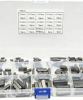 Keystock Set 140 Pcs In 16 Sizes Round Ended Feather Keys And Parallel Drive Shaft Keys Kit For Shaft Key Fitment