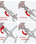 Installation steps for Stainless Steel Paddle Beater for 4.5 to 5 Qt Tilt-Head Stand Mixers, Polished Flat Beater Attachment.