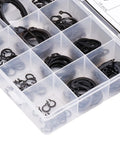 225 Pcs Circlip Snap Ring Kit Retaining Clip Fastener Set For Machinery And Rigs High Temp Rubber Alloy Steel Durable