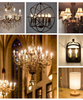 25W Dimmable Candelabra LED Bulbs 90 Plus CRI 200 Lumen Soft Warm White 2700K E12 B10 Candle Shape UL Listed 12 Pack for Chandeliers