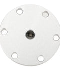 Smooth Operator 8mm Flange Shaft Coupling With Universal Aluminum Mounting Hub and Precision Motor Guide for DIY RC Projects, top view.