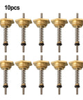Rock Solid Copper Gas Water Heater Valve Thimble Linkage Pin Set In 10mm And 12mm Sizes, 10 pieces with metal springs for appliance repairs.