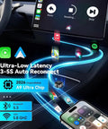 Cadillac CT5 Wireless Adapter Upgrade With 0.86-Inch 5.8GHz Wi-Fi Receiver, 3-Second Auto Reconnect, Slick Smart Control, Compact Heat-Dissipation Dongle For Minimal Dashboard Clutter And Stable Media Streaming On Every Drive in car console