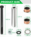 EZGO Spindle King Pin Tube Bushing Repair Kit with Copper Sleeve for 1994 to 2001.5 DCS Gas and Electric Golf Carts