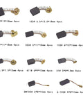 Image of 60 Piece Carbon Brush Set For Electric Motors, 10 Sizes For Replacement And Repair Of Power Tools, showing various graphite brushes.