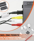 Clip On Ferrite Ring Core EMI RFI Noise Suppressor Cable Clips Set 28 Pcs For 3 5 7 9 13 Millimeter Diameter Cables White 5 Size Kit