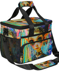 Colorful Insulated Picnic Backpack Lunch Box Tote For Women And Men, Portable Lunch Bag For Beach, 12x8.7x10 Inch, Keeps Food Cool