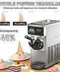 Knockout Commercial Soft Serve Ice Cream Maker Boasting High Yield Countertop Build with LCD Screen and Delicious Ice Cream Options