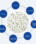 Eight Pound Ceramic Tumbling Media Cylinders, Reusable Non Abrasive Pellets 1/5 x 2/5 Inch For Lapidary Tumblers And Stone Polishers
