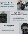 Straight Plug Play 2KW V2L Power Converter Adapter For Nacs Port ergonomic handle and heat dissipation features for Subaru Solterra.