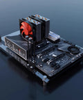 Open Frame Case Test Bench For DIY Builds Fits ATX Micro ATX ITX Motherboards Clear Organic Glass Frame Open Chassis