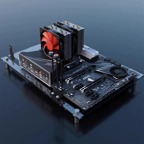 Open Frame Case Test Bench For DIY Builds Fits ATX Micro ATX ITX Motherboards Clear Organic Glass Frame Open Chassis