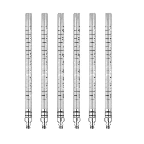 Diesel Injector Flow Meter Diagnostic Kit For 6 Cylinder Engines, Leak Off Test, Quick Read Of Injector Returns, Compatible With Bosch Siemens Delphi Denso Injectors, DIY Friendly Pro Grade Tool, six clear graduated tubes