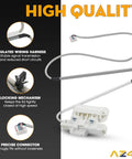 Washer Door Lock Latch Switch Replacement with wiring harness for Cabrio and top load washers, durable and precise fit.