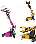 Hassle Free Heavy Duty Glass Vacuum Lifter Remote Control Architectural Window Handler lifting large glass panel with dual design and suction pads.