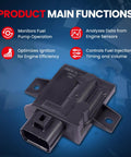 Genuine Grade Fuel Pump Control Module Fits Land Rover Discovery Sport 2020 2021 2022 2023, black plastic electronic component.