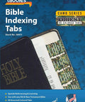 Slick Forest Camo Bible Tabs For Study Bibles And Journals With Dope Self Adhesive Backing Quick Reference Index Stickers displayed on a Bible