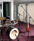 Premium White Soundblocking Sheet With Heavy Duty Mass Loaded Vinyl To Quiet Down Any Space Fast And Roll Out Eco Friendly Acoustic Blanket in music studio.