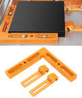 Pro Grade CNC Workpiece Positioning Fixture Kit Aluminum Side Clamping Vise With Repeatable Positioning for T Slot tables