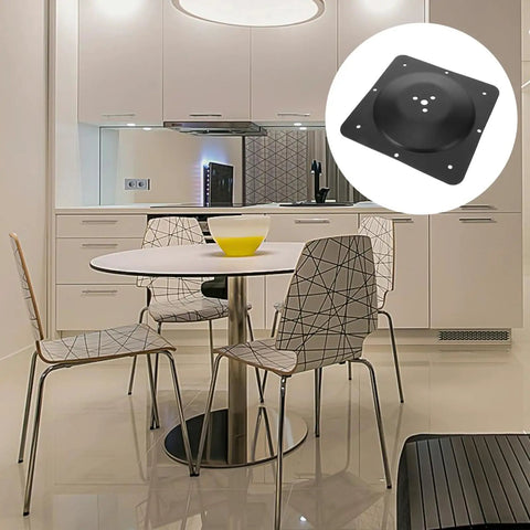 Heavy Hitter Iron Table Leg Mount Brackets To Fix Wobbly Furniture Legs No Sweat Diy Replacement Hardware Rock Solid Connector Plates displayed in modern kitchen.