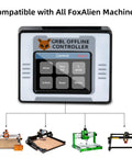 Offline CNC Controller With Touchscreen LCD for Masuter Pro And Masuter 3 GRBL Control, compatible with FoxAlien Machines