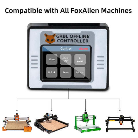 Offline CNC Controller With Touchscreen LCD for Masuter Pro And Masuter 3 GRBL Control, compatible with FoxAlien Machines