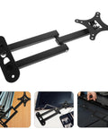 Rock Solid Adjustable Wall Mount Swivel Arm For 14 To 24 Inch Lcd Led Monitor Tv Bracket, black metal adjustable arm.