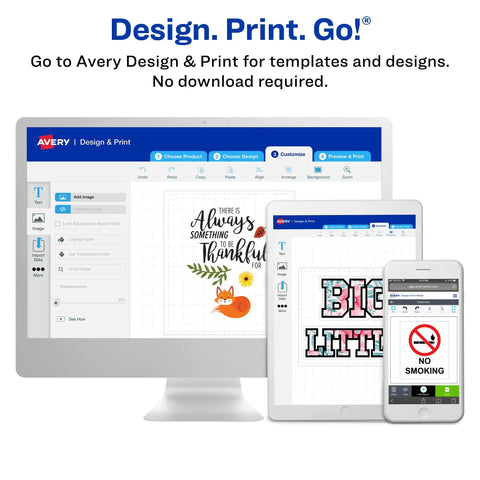 Printable Fabric Sheets For Inkjet Printer 8.5 By 11 Inch, Easy DIY Iron On Transfers, 5 Sheets Pack shown on computer screen
