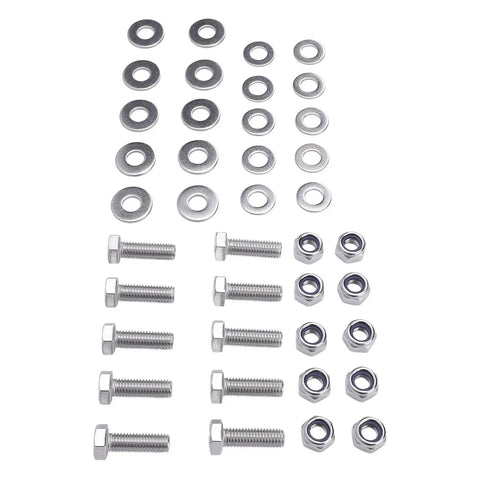 Beefy Stainless Steel Rear Crossmember Bolt Kit For Series 2 2A 3 Defender Land Rover Includes 10 Bolts 10 Lock Nuts 20 Washers