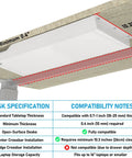 No Sweat Under Desk Drawer Storage With Heavy Duty Steel Tray And Secure Copper Lock dimensions under desk installation guide.