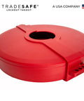 Gate Valve Lockout Kit For 10 To 13 Inch Valve Handles Red Lockout Tagout OSHA Compliant