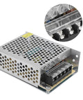 5V Power Supply For CCTV And LED Displays With Adjustable Voltage, Low Noise, Overload Protection, And Wide AC Input, Perfect For Industrial Automation Tasks, 5V 6A 30W, Model S 30 5, 100 To 240V metal enclosed power supply with terminal block