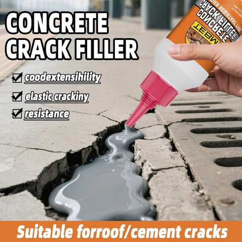 Heavy Duty Asphalt Crack Filler Blacktop Driveway Sealant That Flexes In Extreme Weather To Slash Repair Trouble And Keep Your Concrete Pavement Looking Slick And Totally Legit being applied to a concrete crack.