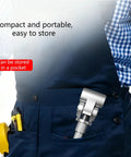 Hinge Repair Wrench For Wood And Metal Doors Quick Gap Sealing Tool in pocket, easy to store for door misalignment.