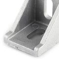 Close-up of 10 Pack Aluminum Alloy L Shape Corner Brackets Right Angle Brace Fasteners For Furniture, Heavy Duty Durable Shelf Supports