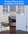 Premium Clear Furniture Leveler Pads 8 Pack Non Slip Rubber Wedges For Uneven Floors under doors protecting floors from scratches.